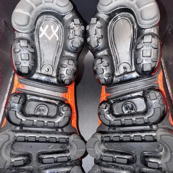 Size 7Y - Nike Air VaporMax Flyknit 3 Flash Crimson Black (GS), Clean, No Box - Picture 10 of 10